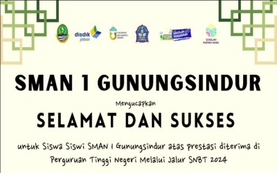Siswa/i yang diterima di PTN melalui SNBT